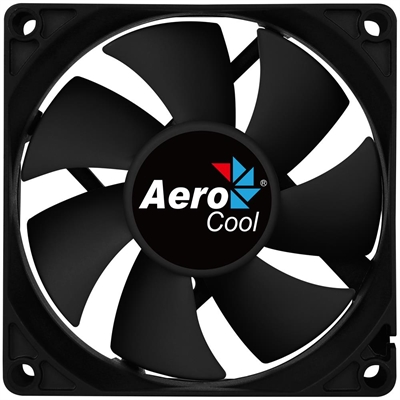 VENTILADOR AEROCOOL FORCE 8 8CM BLACK